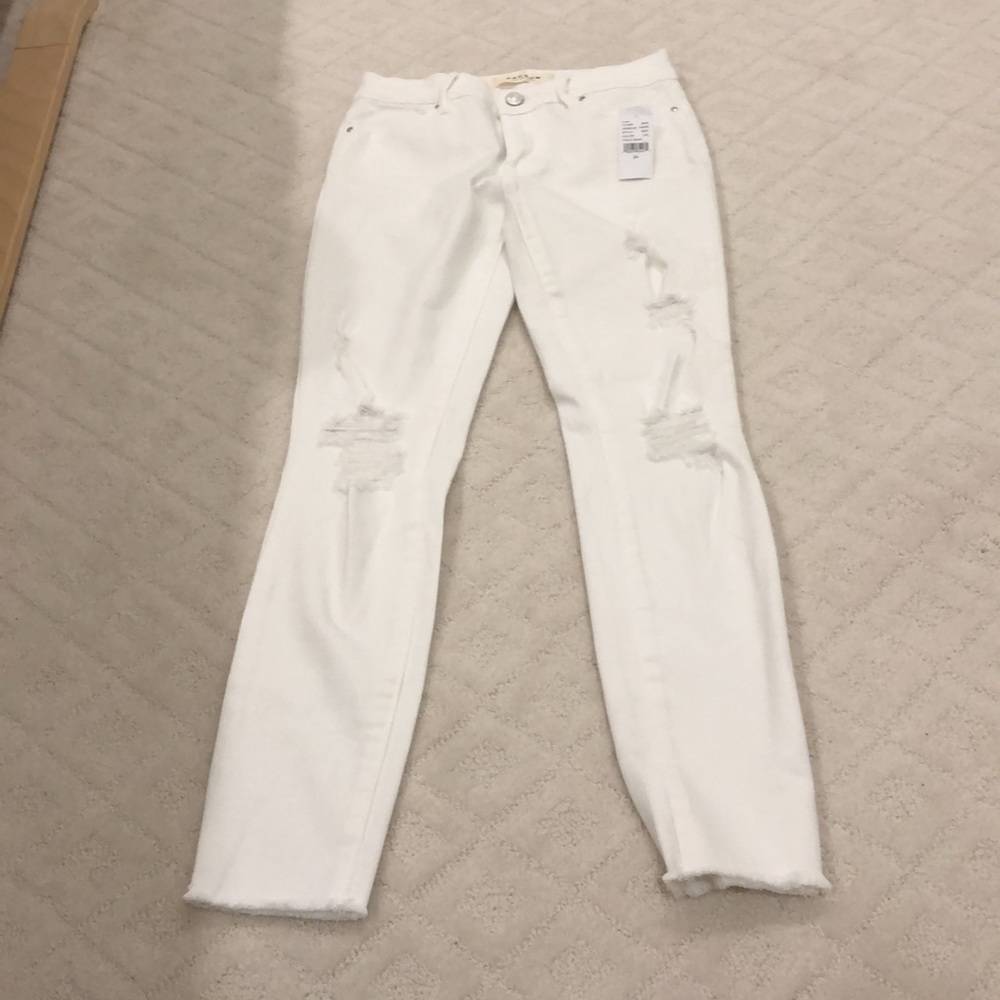white jeans